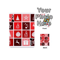 Christmas Map Innovative Modern Playing Cards 54 (mini)  by BangZart