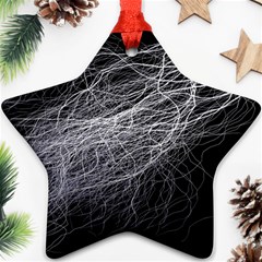 Flash Black Thunderstorm Ornament (star) by BangZart