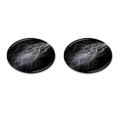 Flash Black Thunderstorm Cufflinks (oval) by BangZart