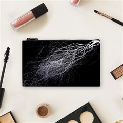 Flash Black Thunderstorm Cosmetic Bag (small)  by BangZart