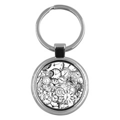 Time Clock Watches Time Of Key Chains (Round) 