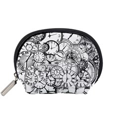 Time Clock Watches Time Of Accessory Pouches (Small) 