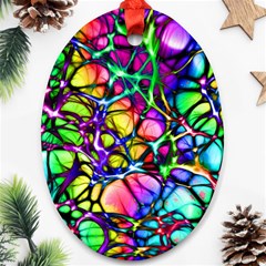 Network Nerves Nervous System Line Ornament (oval) by BangZart