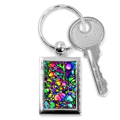 Network Nerves Nervous System Line Key Chains (rectangle)  by BangZart