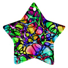 Network Nerves Nervous System Line Star Ornament (two Sides) by BangZart