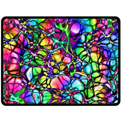 Network Nerves Nervous System Line Fleece Blanket (large)  by BangZart