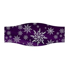 Christmas Star Ice Crystal Purple Background Stretchable Headband by BangZart