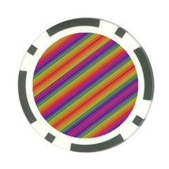 Spectrum Psychedelic Poker Chip Card Guard (10 Pack) by BangZart