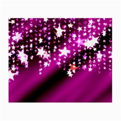 Background Christmas Star Advent Small Glasses Cloth (2-side) by BangZart