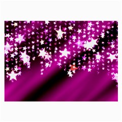 Background Christmas Star Advent Large Glasses Cloth (2-side) by BangZart