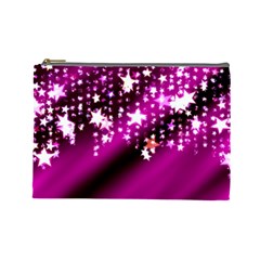 Background Christmas Star Advent Cosmetic Bag (large)  by BangZart