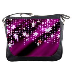 Background Christmas Star Advent Messenger Bags by BangZart