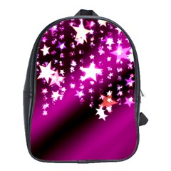 Background Christmas Star Advent School Bag (xl) by BangZart