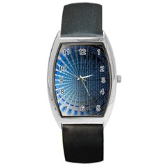 Data Computer Internet Online Barrel Style Metal Watch by BangZart