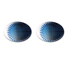 Data Computer Internet Online Cufflinks (oval) by BangZart