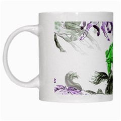 Horse Horses Animal World Green White Mugs by BangZart