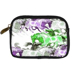 Horse Horses Animal World Green Digital Camera Cases by BangZart