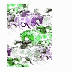 Horse Horses Animal World Green Large Garden Flag (two Sides) by BangZart