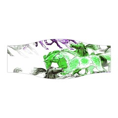 Horse Horses Animal World Green Stretchable Headband by BangZart