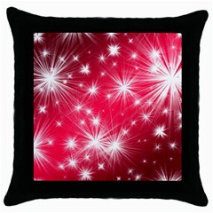 Christmas Star Advent Background Throw Pillow Case (black) by BangZart