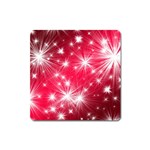 Christmas Star Advent Background Square Magnet Front