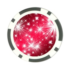 Christmas Star Advent Background Poker Chip Card Guard by BangZart