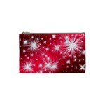 Christmas Star Advent Background Cosmetic Bag (Small)  Front