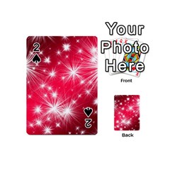 Christmas Star Advent Background Playing Cards 54 (mini)  by BangZart