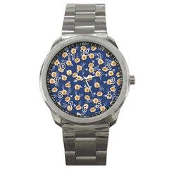 Golden Roses Sport Metal Watch by jumpercat