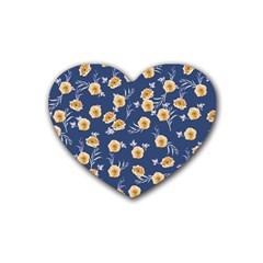 Golden Roses Rubber Coaster (Heart) 