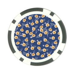 Golden Roses Poker Chip Card Guard