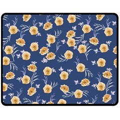 Golden Roses Fleece Blanket (Medium) 