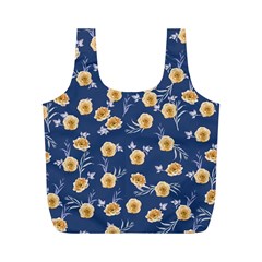 Golden Roses Full Print Recycle Bags (M) 