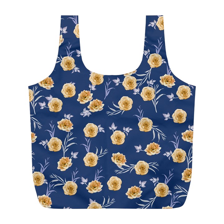 Golden Roses Full Print Recycle Bags (L) 