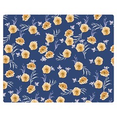 Golden Roses Double Sided Flano Blanket (Medium) 