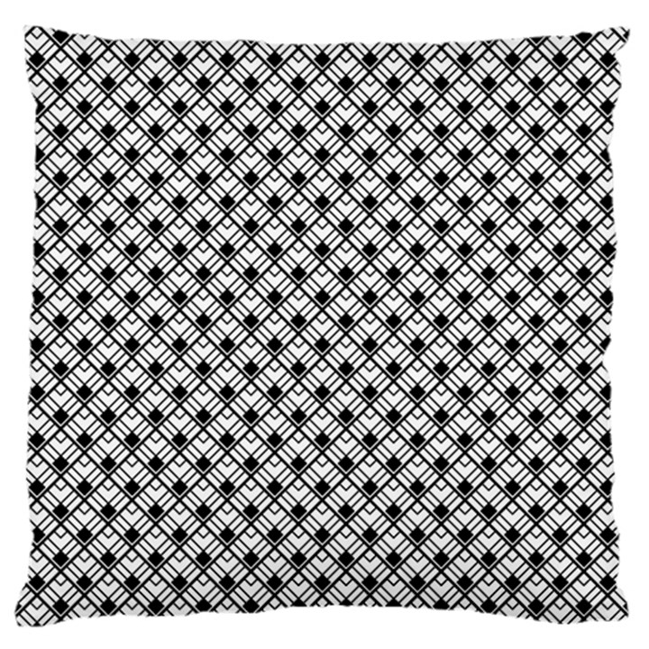 Geometric Scales Pattern Large Flano Cushion Case (Two Sides)