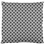 Geometric Scales Pattern Large Flano Cushion Case (Two Sides) Back