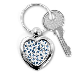 Blue Roses Key Chains (heart)  by jumpercat