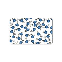 Blue Roses Magnet (name Card) by jumpercat