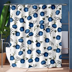 Blue Roses Shower Curtain 60  X 72  (medium)  by jumpercat