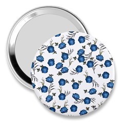 Blue Roses 3  Handbag Mirrors by jumpercat