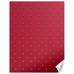 Strawberry Pattern Canvas 12  X 16   by jumpercat