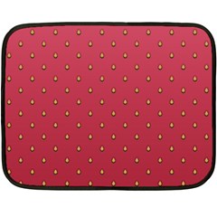 Strawberry Pattern Fleece Blanket (mini) by jumpercat