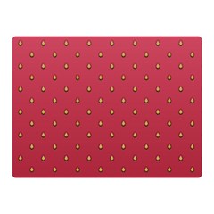 Strawberry Pattern Double Sided Flano Blanket (mini)  by jumpercat