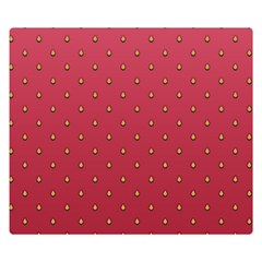 Strawberry Pattern Double Sided Flano Blanket (small)  by jumpercat