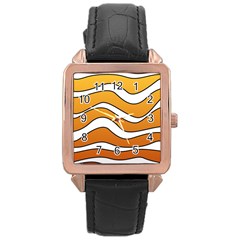 Nemo Rose Gold Leather Watch  by jumpercat