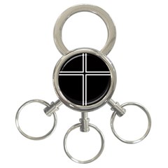 Kof Kyo Kusanagi Cross 3-ring Key Chains by jumpercat