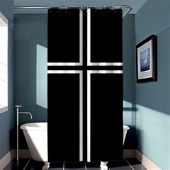 Kof Kyo Kusanagi Cross Shower Curtain 36  X 72  (stall)  by jumpercat