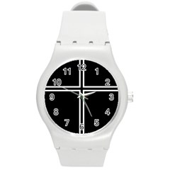 Kof Kyo Kusanagi Cross Round Plastic Sport Watch (m) by jumpercat