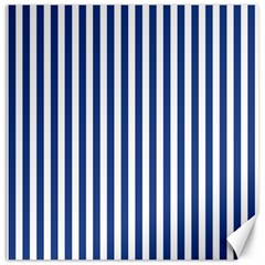 Blue Stripes Canvas 12  X 12   by jumpercat